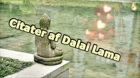 Citater om livet, lykken og kærligheden sagt af Dalai Lama